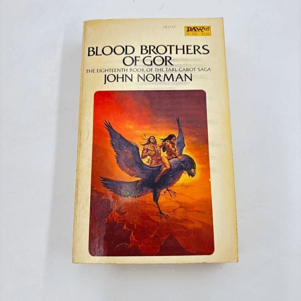 BLOOD BROTHERS OF GOR #18 by John Norman (1982) DAW Books paperback 1st